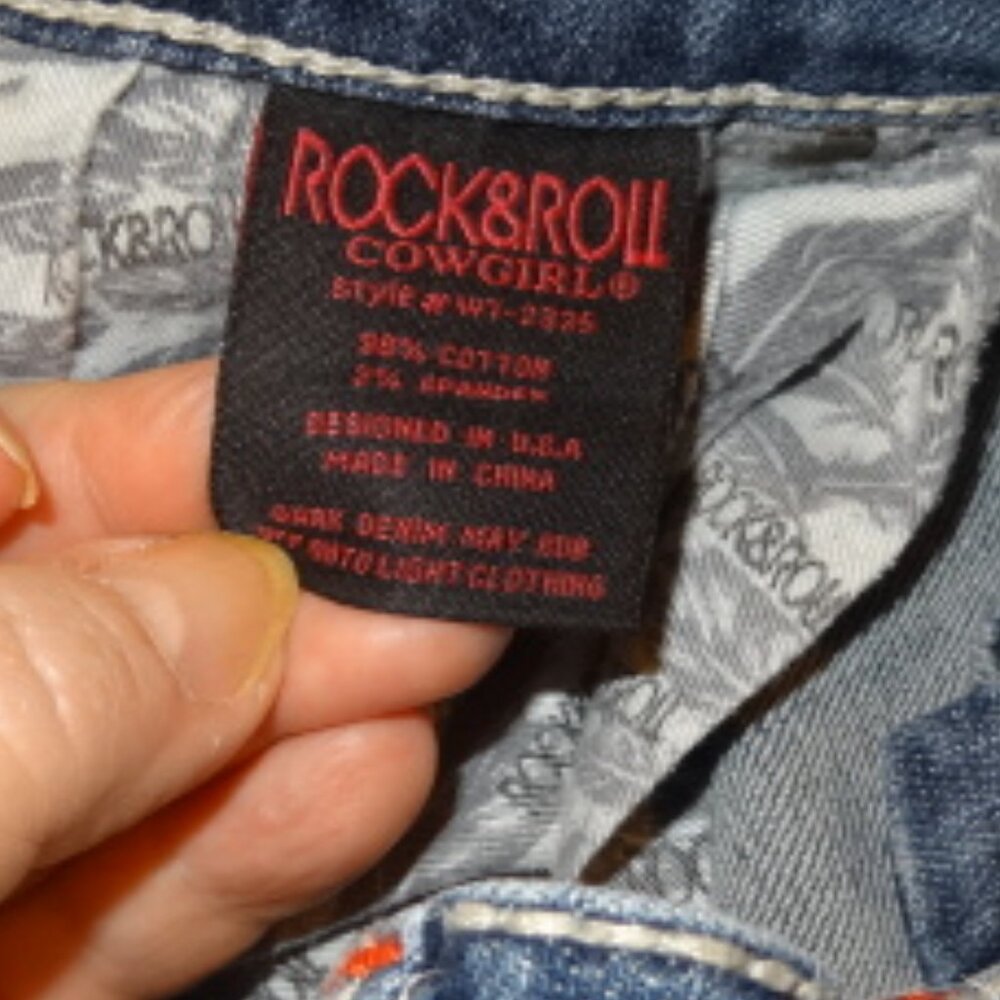 Rock & Roll Riding Jean w/Decorative Pockets - Picture 7 of 8